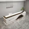 Simple and Modern Hotel Reception Desk