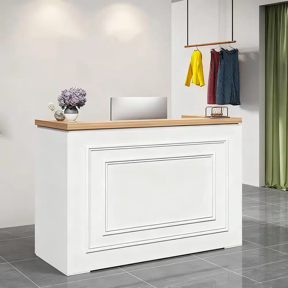 Small Reception Desk Minimalist Modern