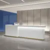 Modern Simple Lacquered Reception Desk Modern Simple Lacquered Reception Desk