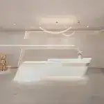 Modern Simple Lacquer Hotel Front Desk Reception Desk