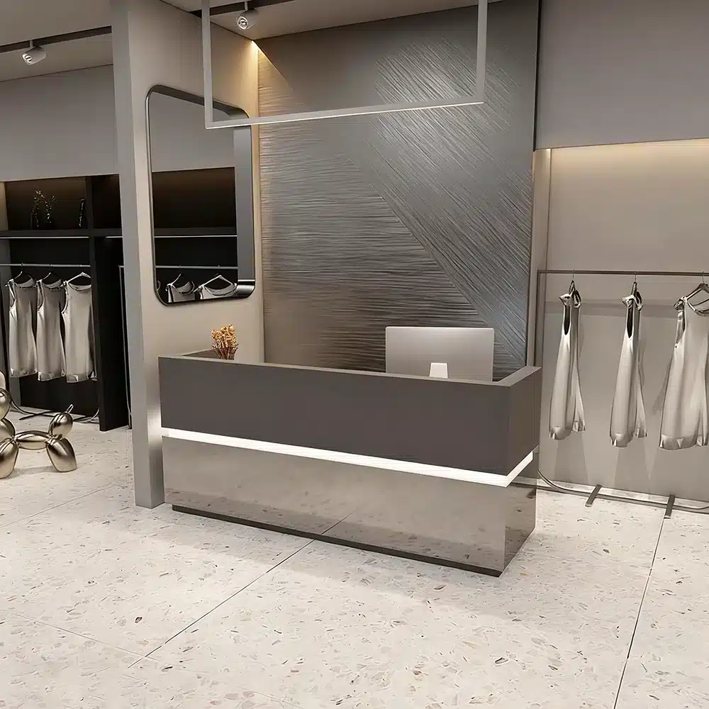 Simple Modern Barber Shop Counter - Maoters