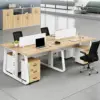 Fully Upgraded Flexible Combo Two Person Desk - Maoters