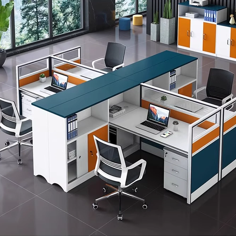 Modern Finance Office Desk and Chair Set