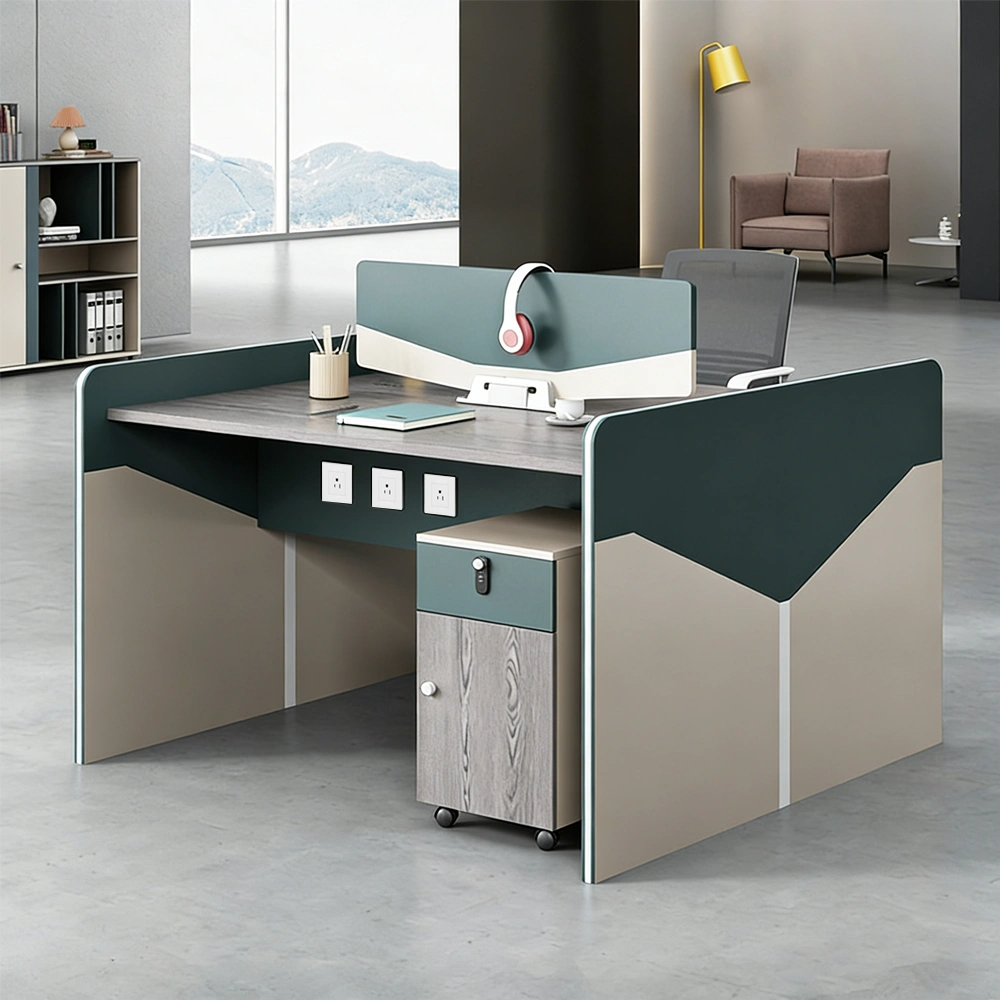 Staff Desk Filing Cabinet Combination