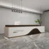 Simple and Modern Hotel Reception Desk
