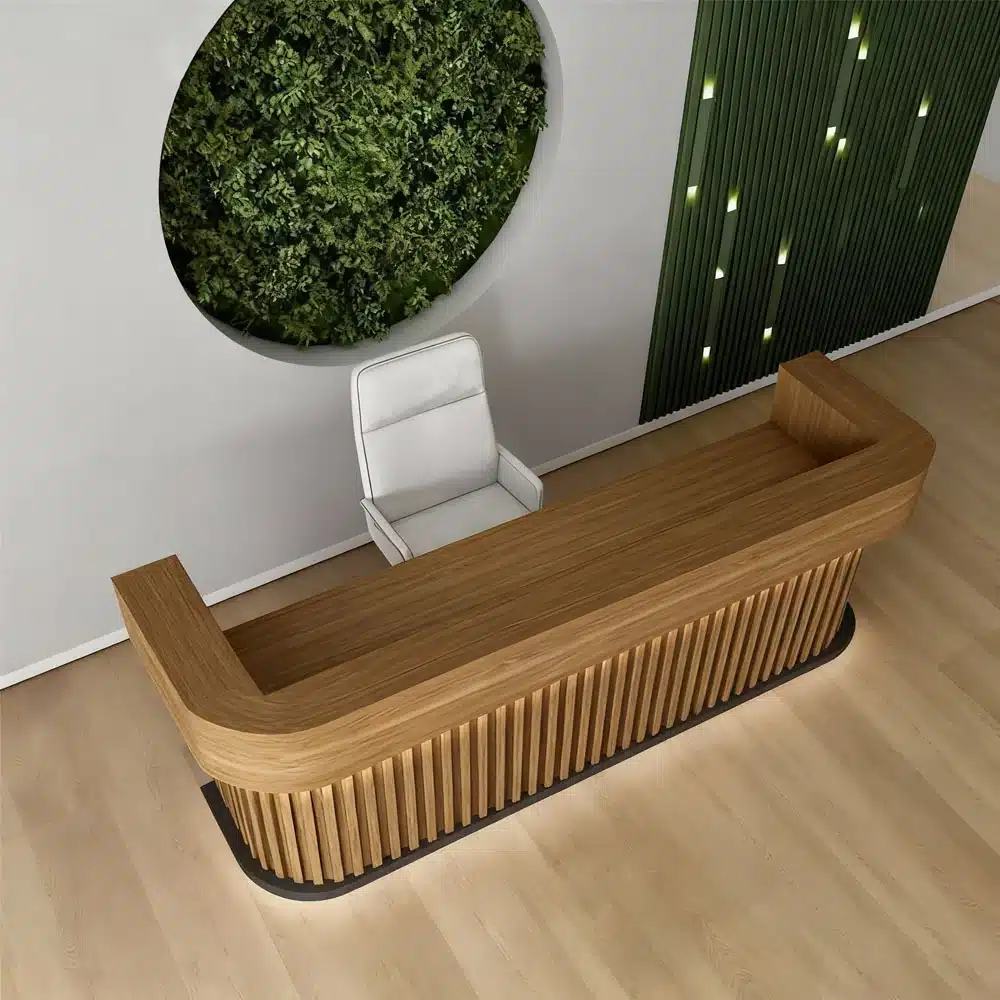 Chic Minimalist Reception Desk - Maoters