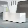 Simple Modern Lacquer Office Reception Desk