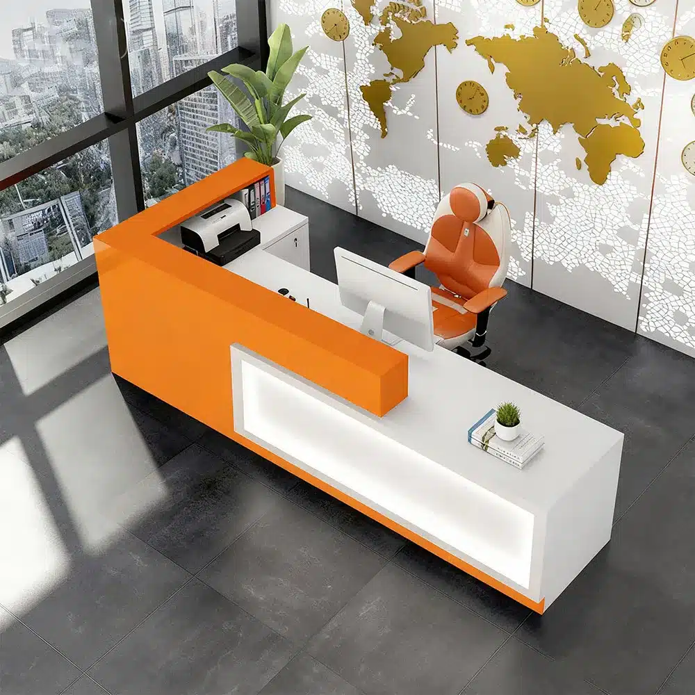 Small Retail Counter Reception Table - Maoters