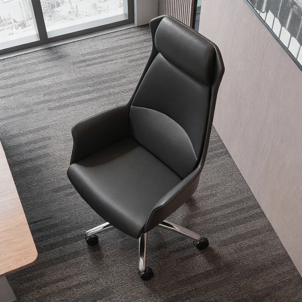 Ergonomic Swivel Leather Executive Chair
