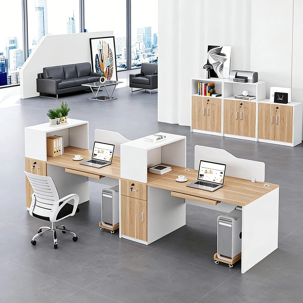 Classic Divider Computer Desk - Office Furniture