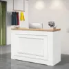 Small Reception Desk Minimalist Modern