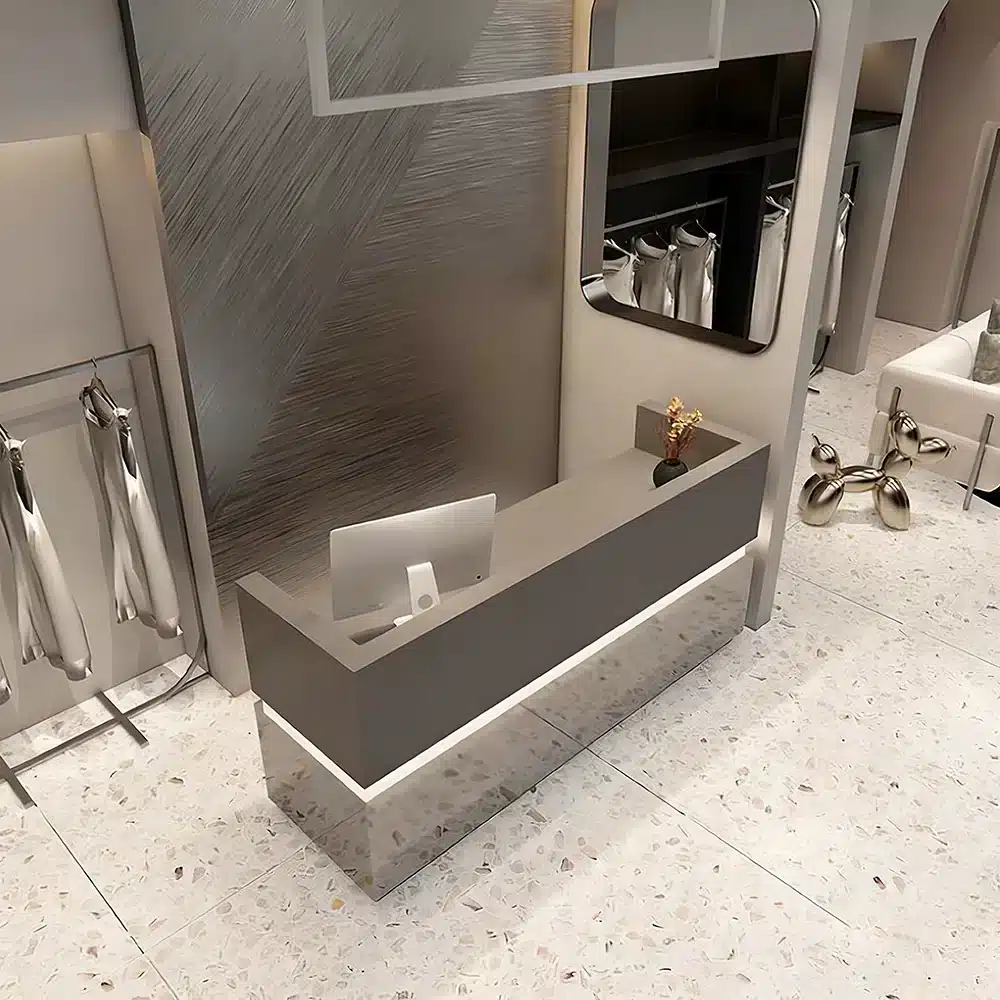 Simple Modern Barber Shop Counter - Maoters