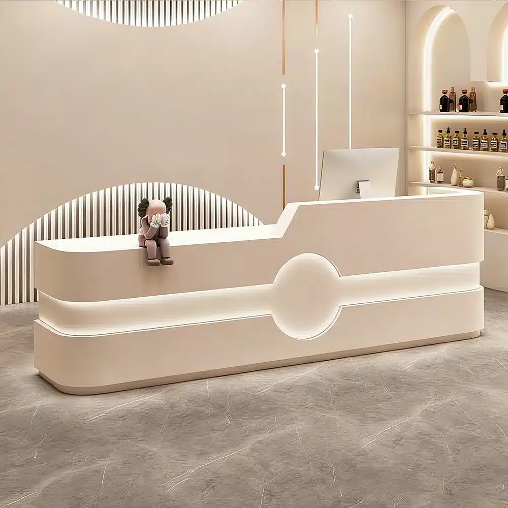 Simple Modern Creative Reception Desk