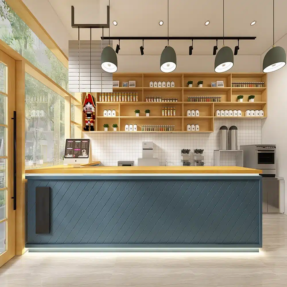 Simple Milk Tea Coffee Bar Baking Counter Simple Milk Tea Coffee Bar Baking Counter