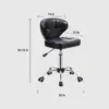 Lift & Swivel Barstool Chair - Comfy Foam Cushion
