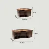 Reception Desk with Solid Wood Grain - Maoters