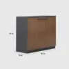 Wooden Office File Cabinet with Lock - Maoters