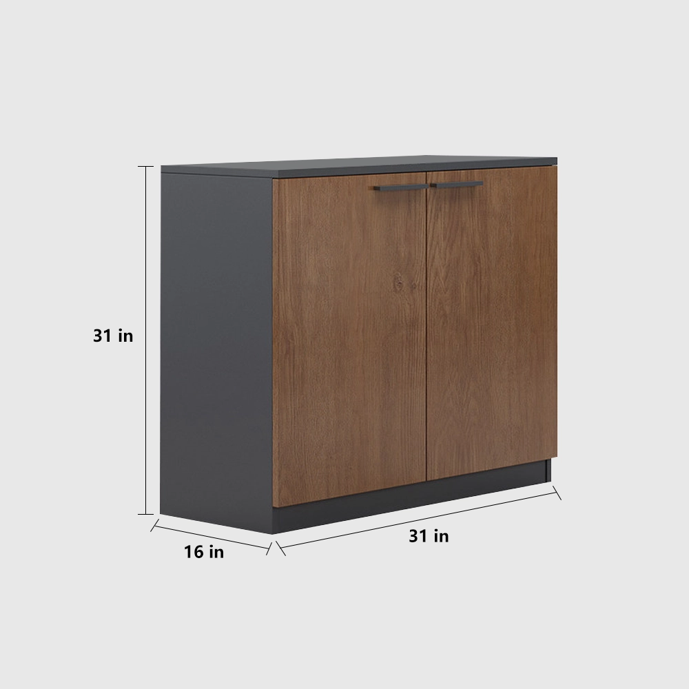 Wooden Office File Cabinet with Lock - Maoters