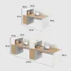 Classic Divider Computer Desk - Office Furniture