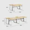Fully Upgraded Flexible Combo Two Person Desk - Maoters