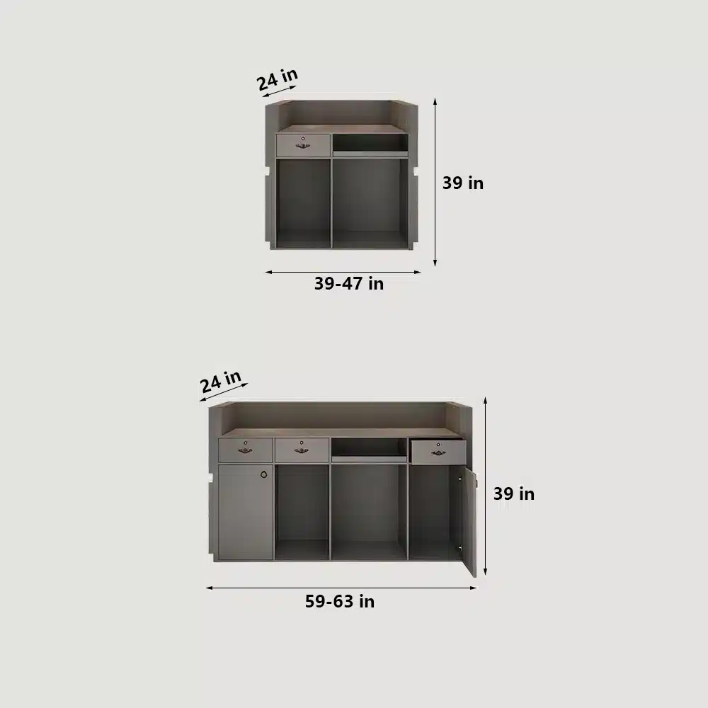 Simple Modern Barber Shop Counter - Maoters