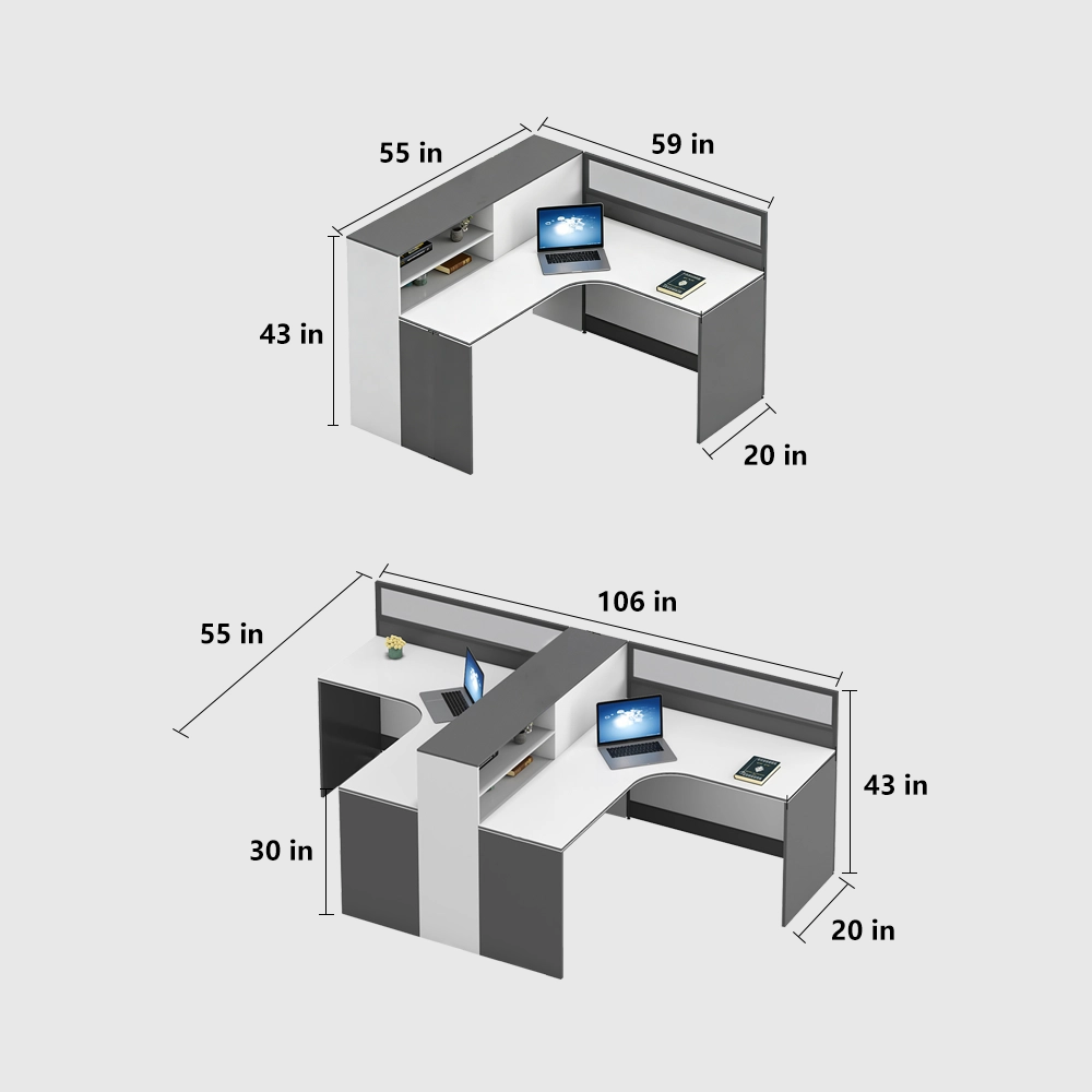 Modern Simple Office Desk Set - Maoters