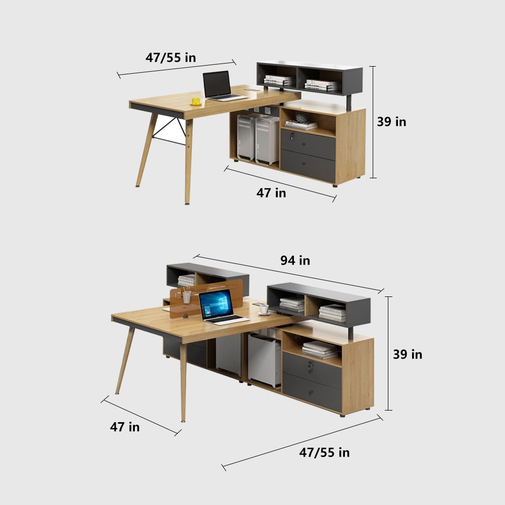 Office Desk Staff Workstation - Professional Space