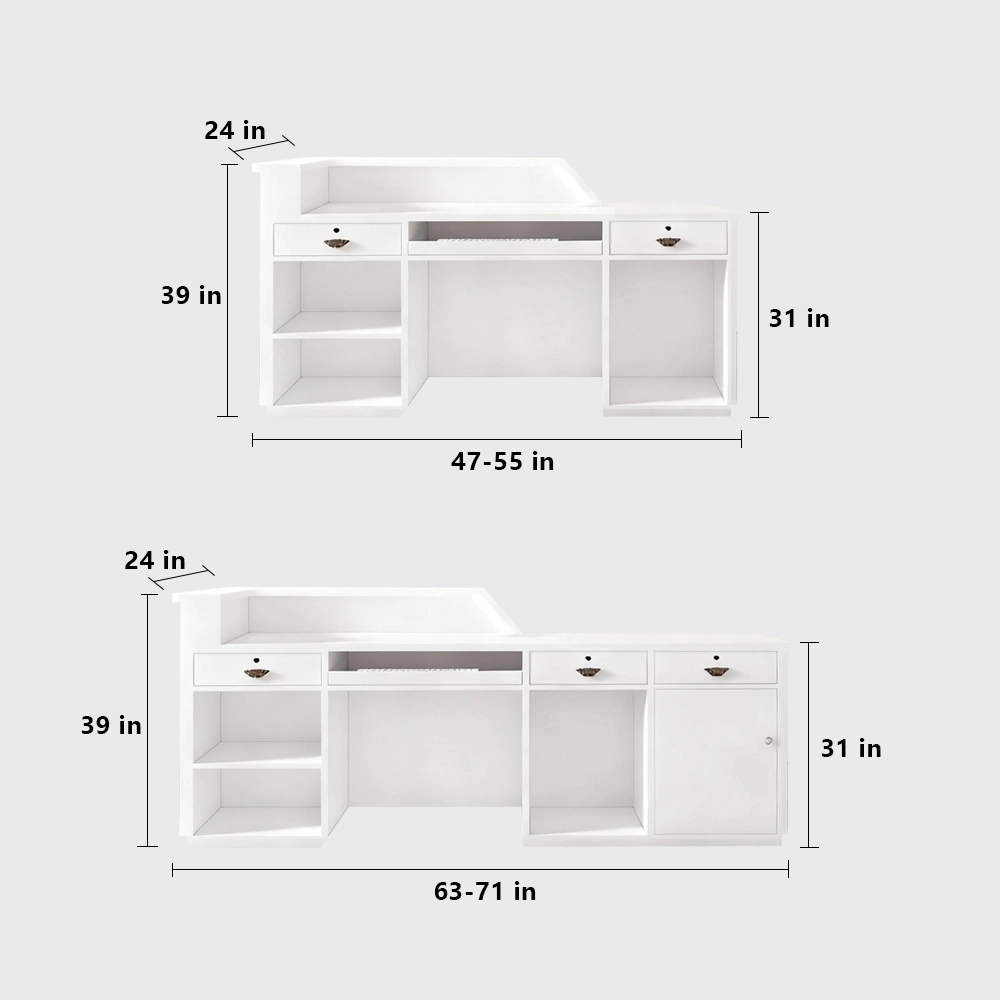 Curved Cashier Front Desk Counter - Maoters Curved Cashier Front Desk Counter - Maoters