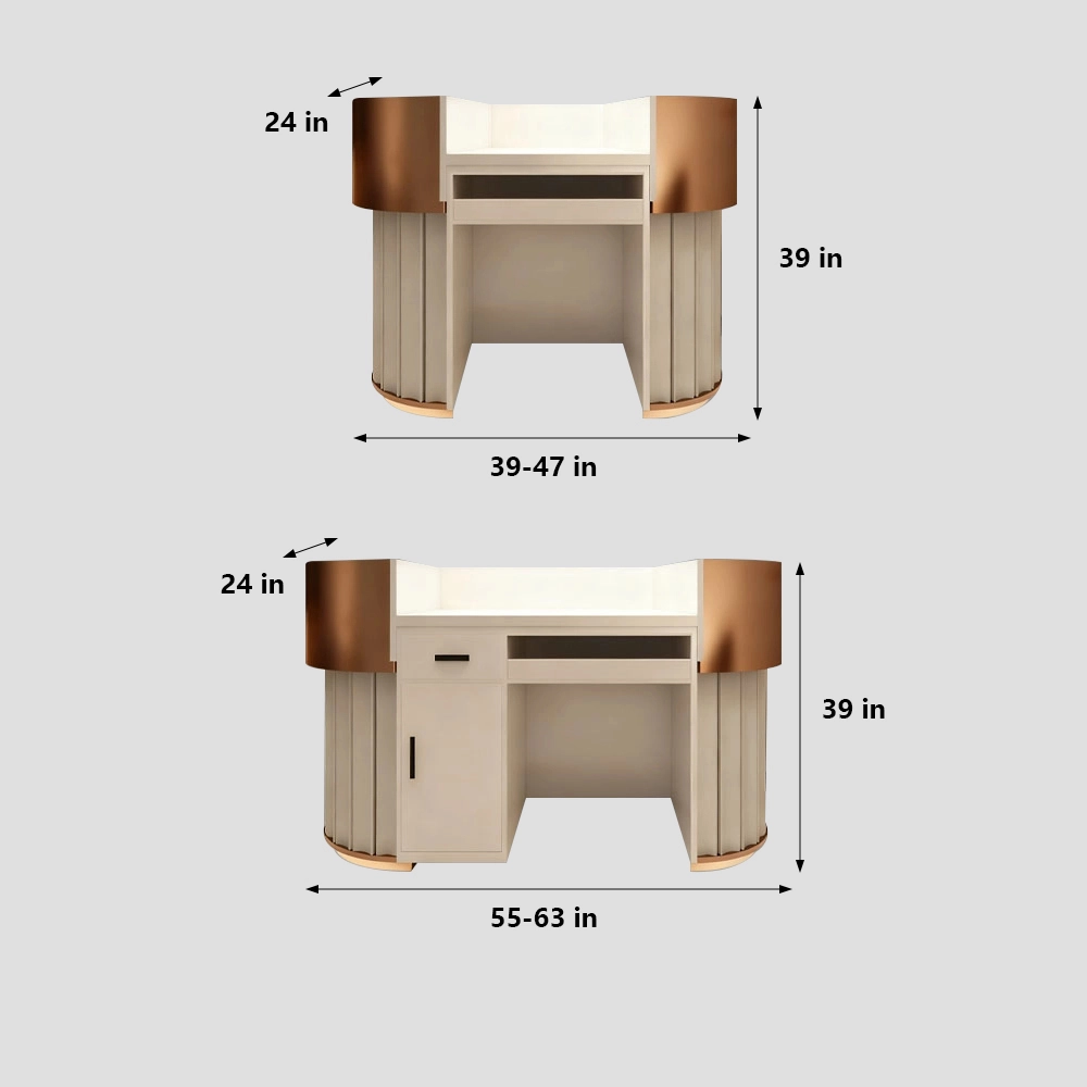 Modern Reception Desk For Beauty Salons