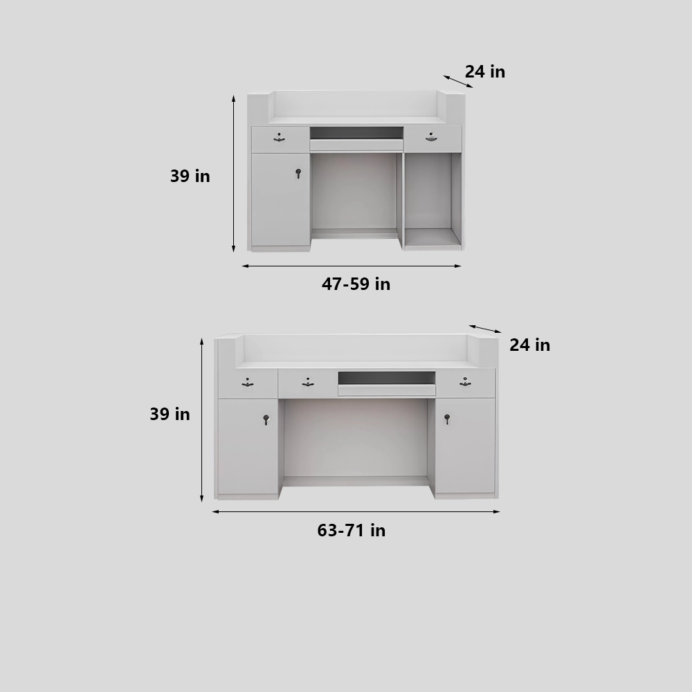 Multipurpose Reception Desk, Cashiers' Counter