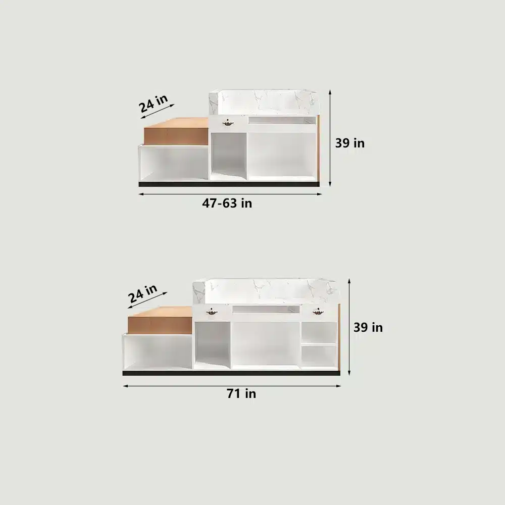 Simple Modern Company Hotel Reception Front Desk