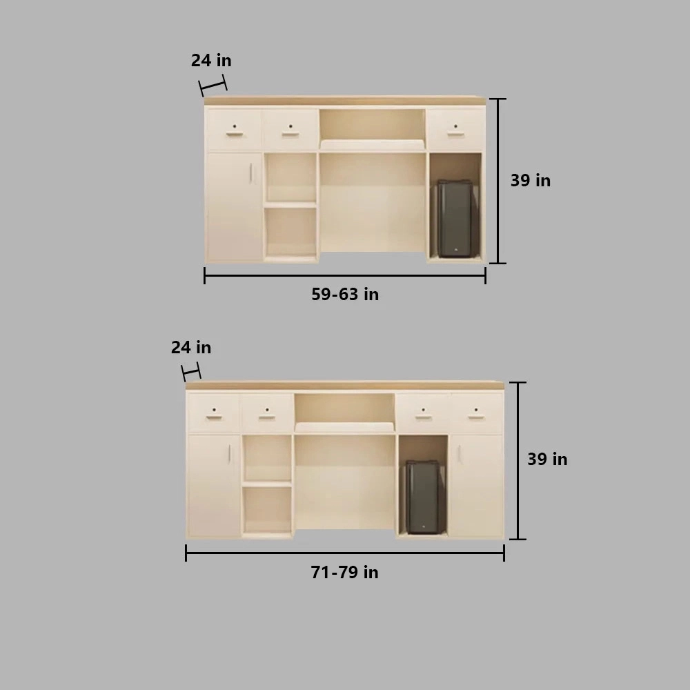 Modern Light Reception Desk