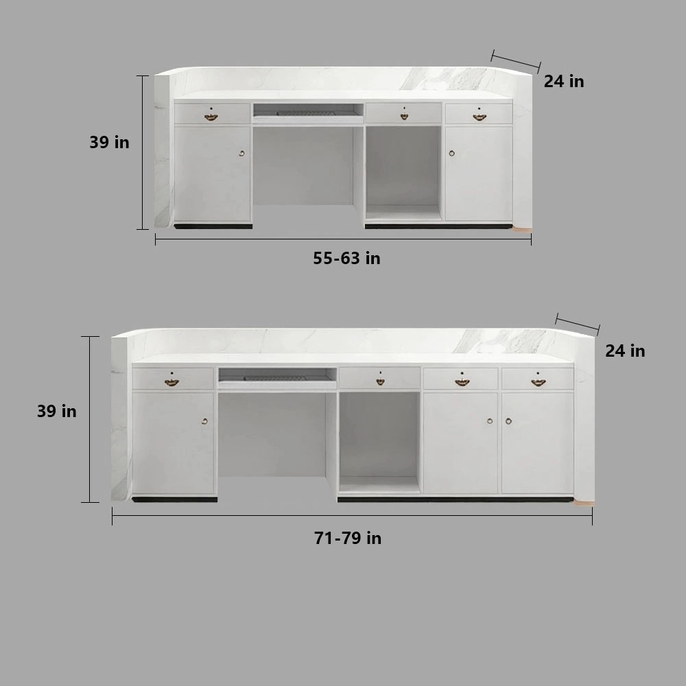 Multifunctional Storage Reception Desk