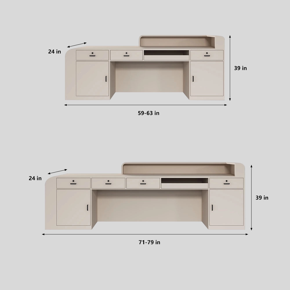 Minimalist Retail Reception Desk, Hotel - Maoters