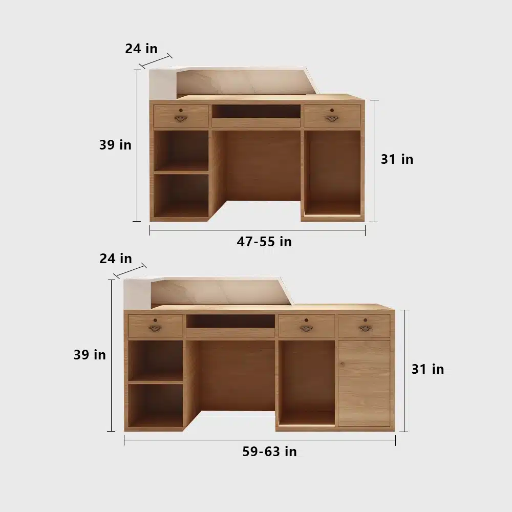 Showcase Brand Style Influencer Reception Desk Showcase Brand Style Influencer Reception Desk