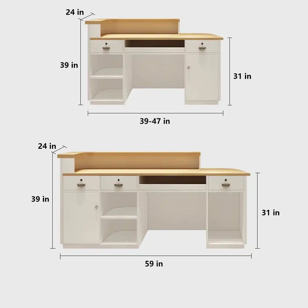 Curved Shop Checkout Reception Desk Curved Shop Checkout Reception Desk