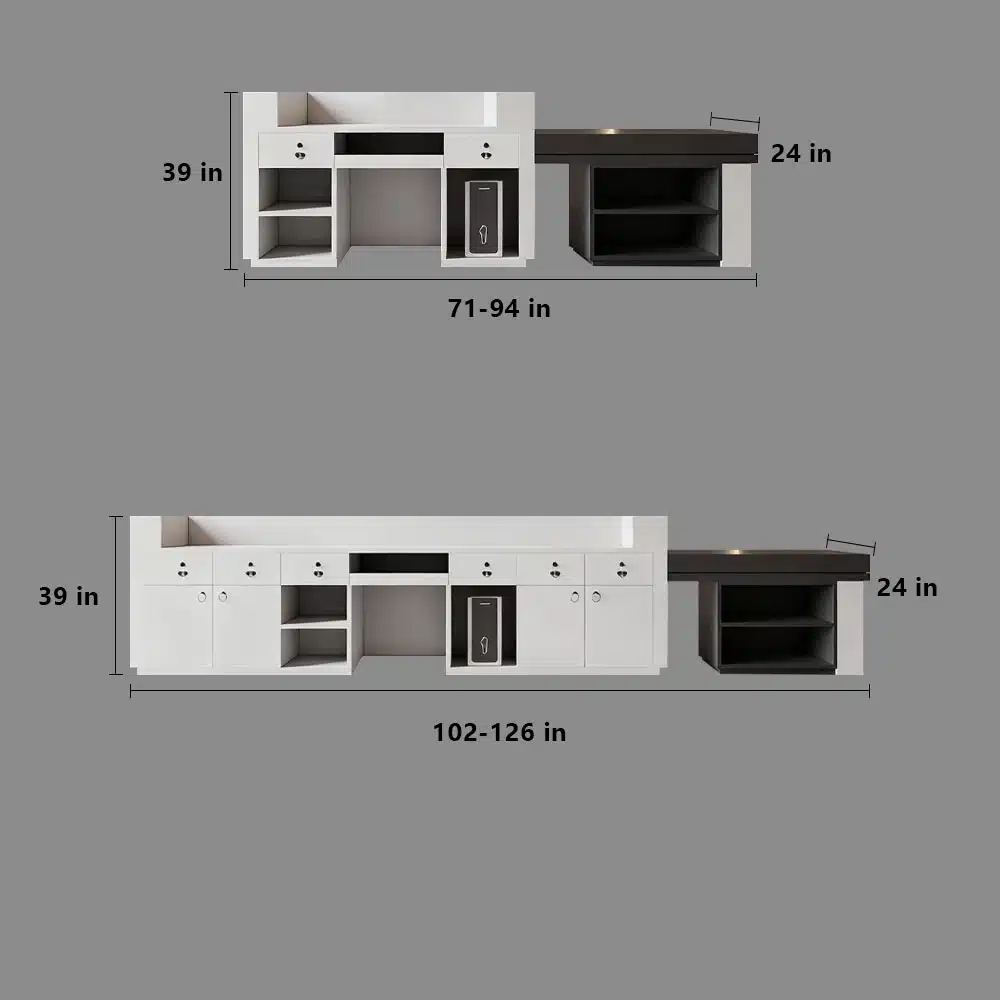 Large Storage Space Entrance Reception Desk - Maoters Large Storage Space Entrance Reception Desk - Maoters
