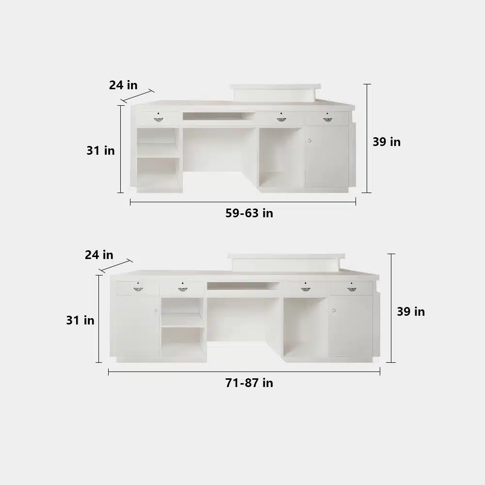 Simple Modern High-end Front Desk Reception Simple Modern High-end Front Desk Reception