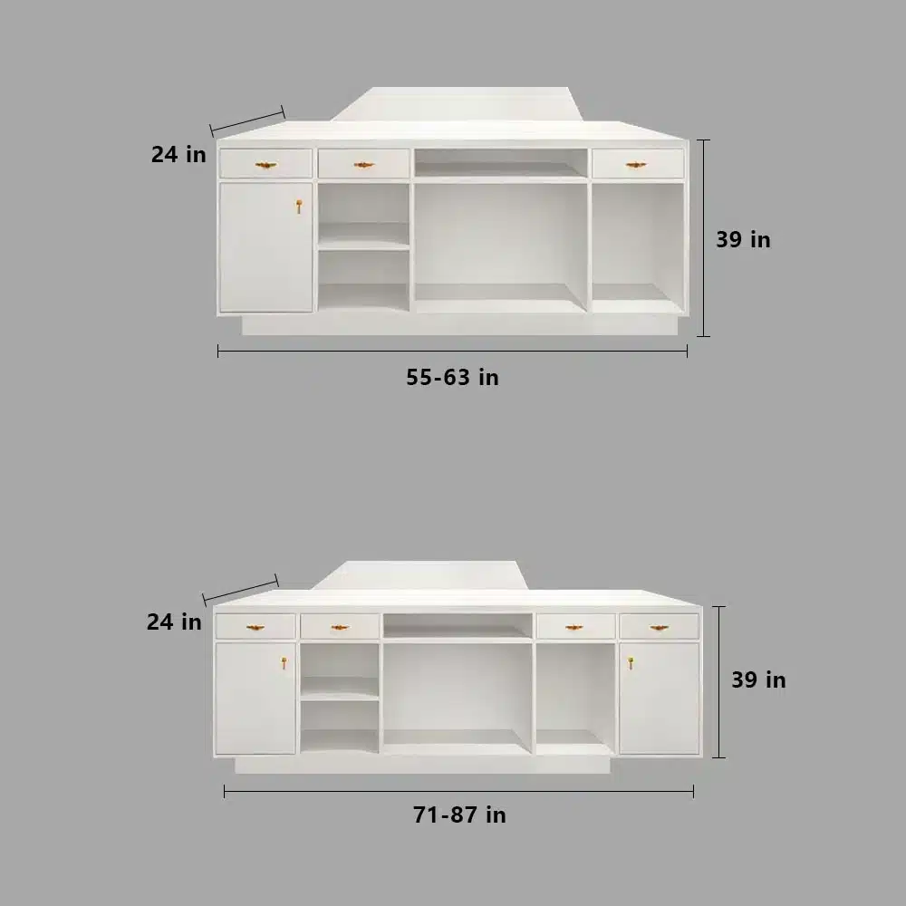 Simple & Modern Reception Desk