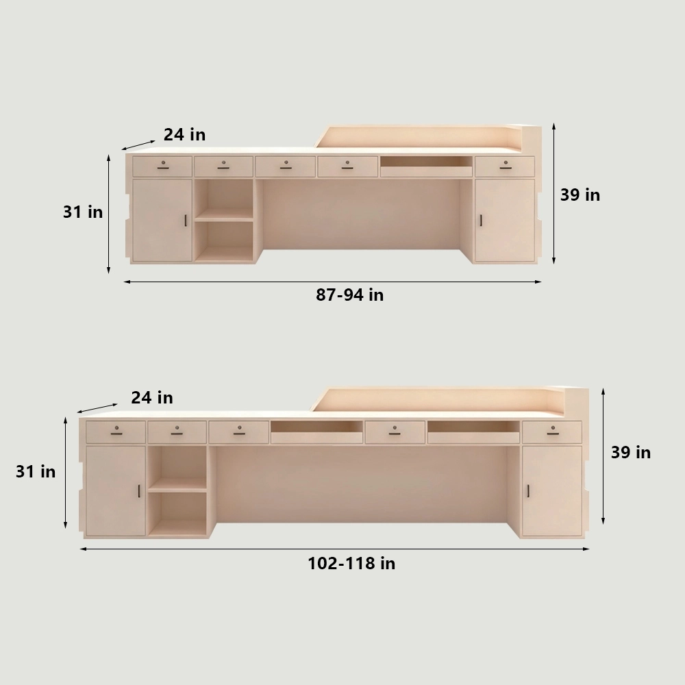 Simple Modern Creative Reception Desk Simple Modern Creative Reception Desk