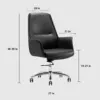 Ergonomic Swivel Leather Executive Chair