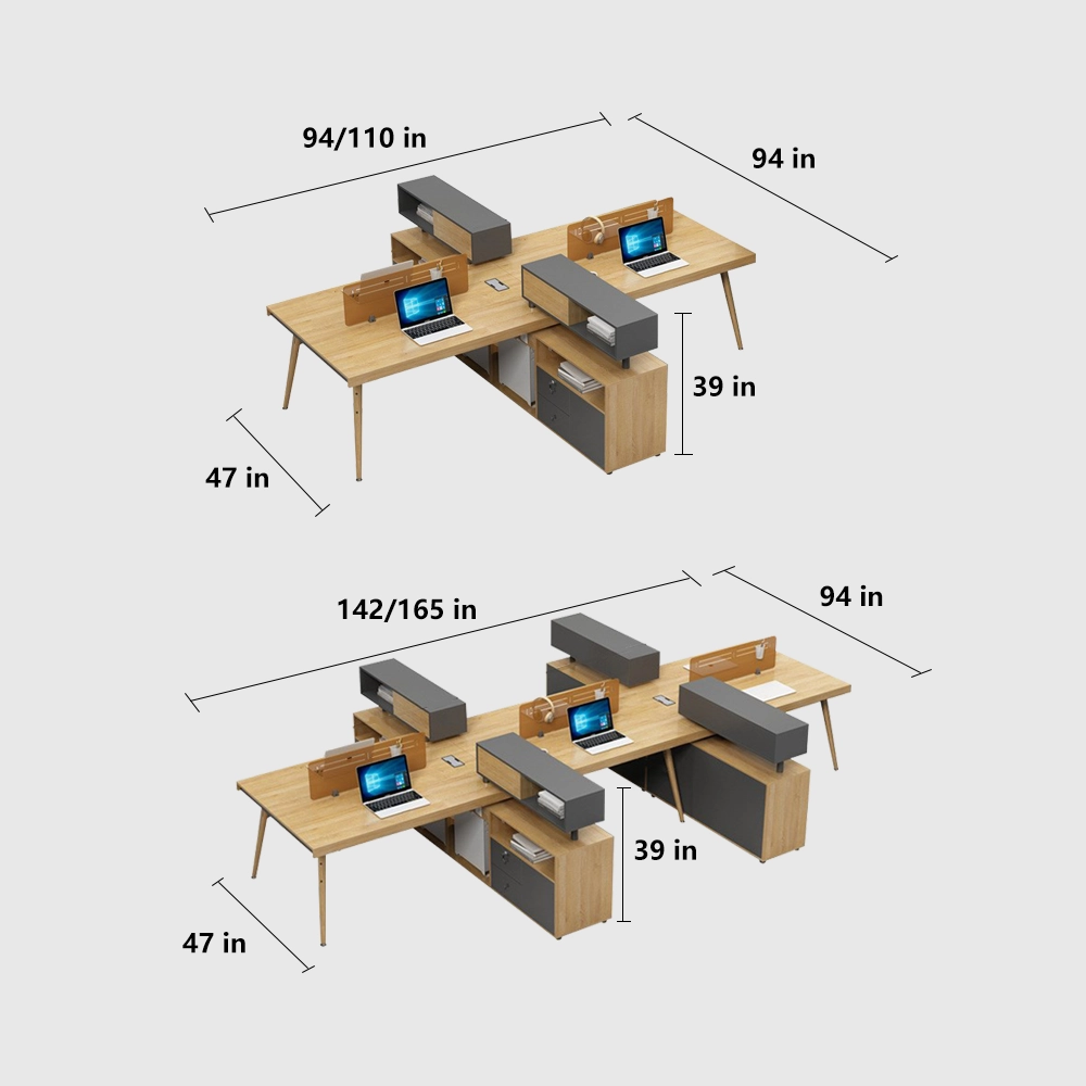Office Desk Staff Workstation - Professional Space