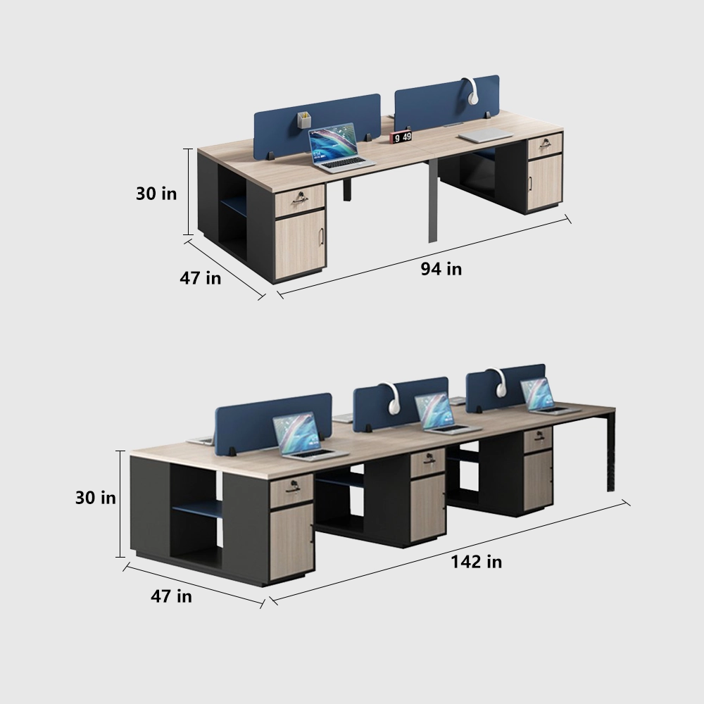 2, 4, 6 Person Modern Office Desks