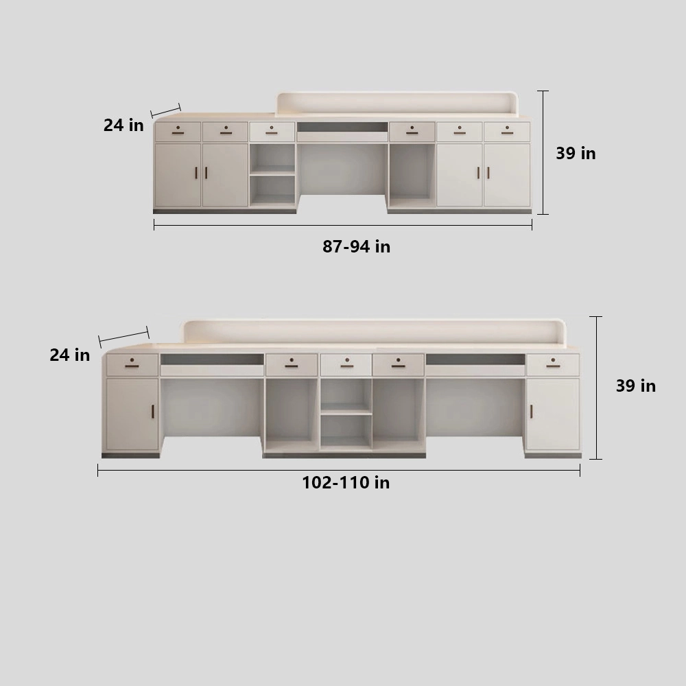 Elegant Front Desk Reception Counter