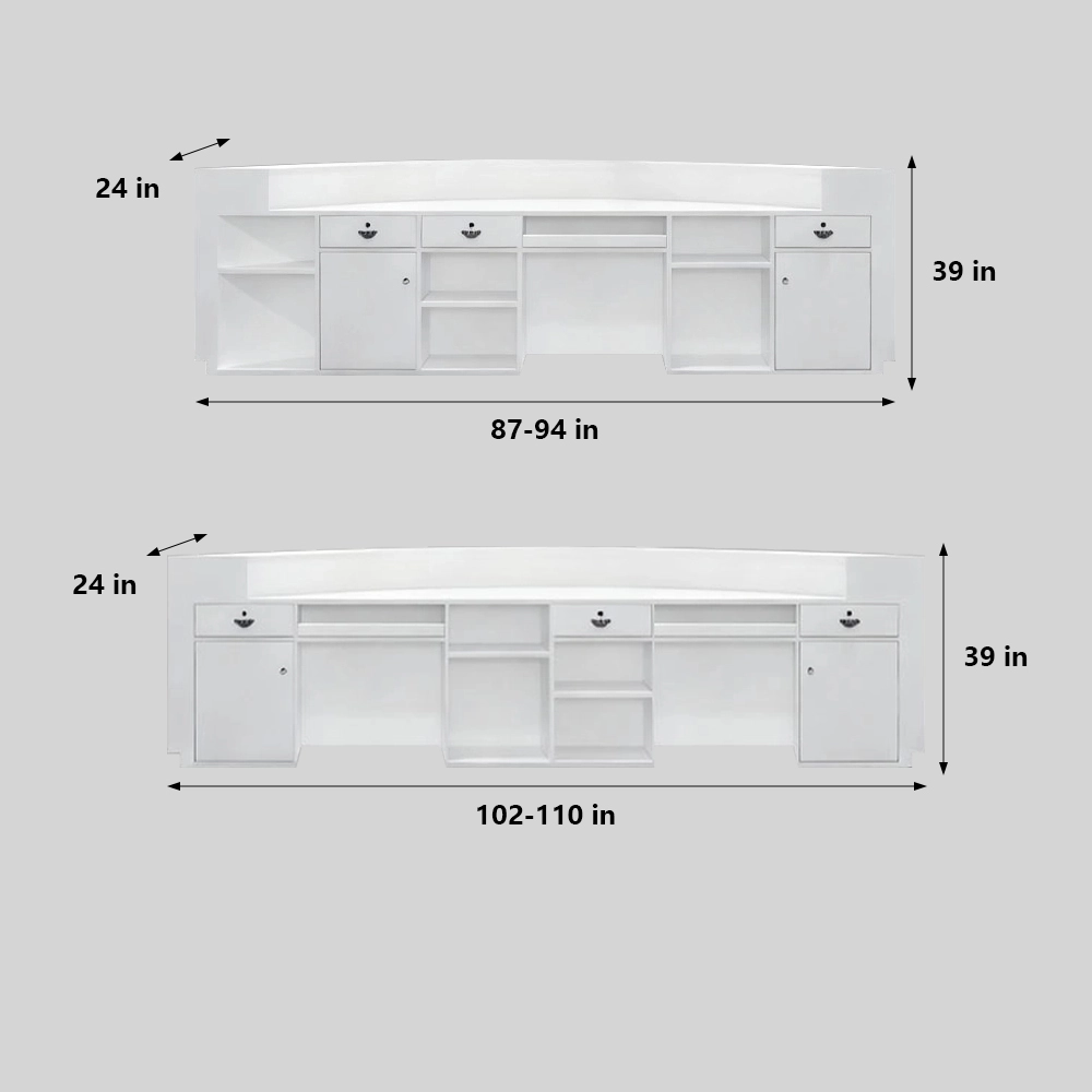 Modern Minimalist Stainless Steel Light Luxury Desk