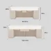 Modern Simple Wood Grain Reception Desk - Maoters