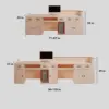 Customizable Corner Reception Desk With Light Customizable Corner Reception Desk With Light
