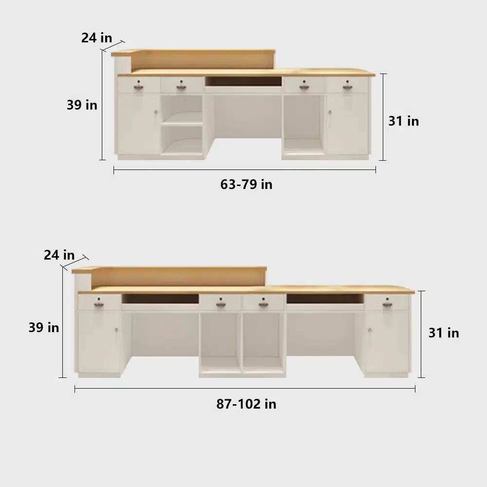 Curved Shop Checkout Reception Desk Curved Shop Checkout Reception Desk
