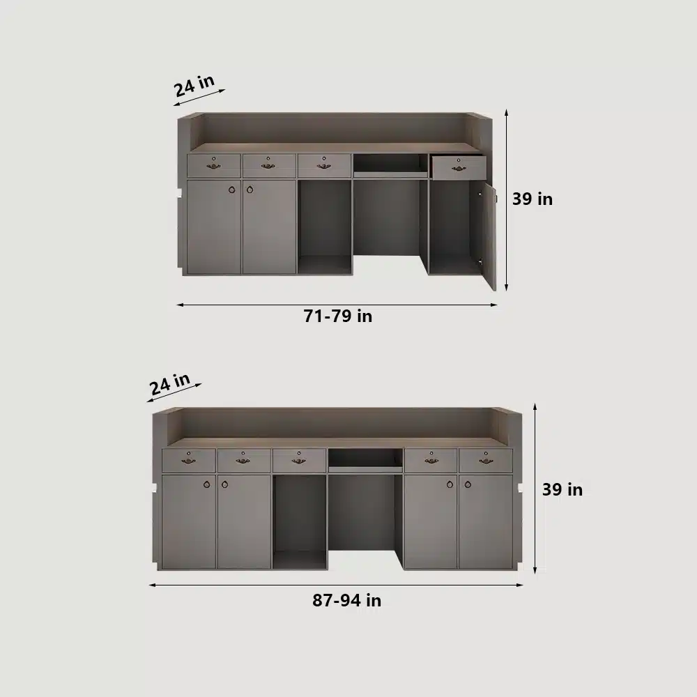 Simple Modern Barber Shop Counter - Maoters Simple Modern Barber Shop Counter - Maoters