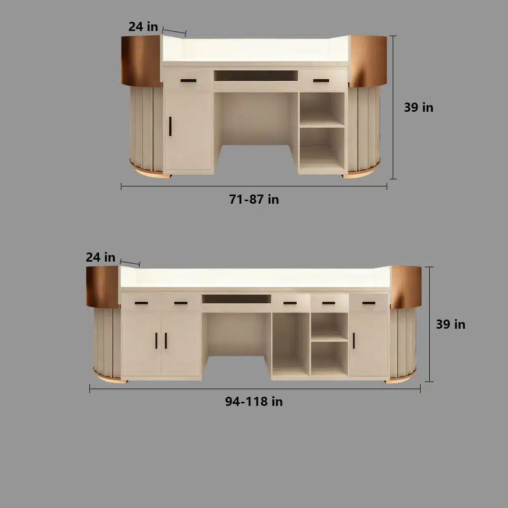 Modern Reception Desk for Beauty Salons Modern Reception Desk for Beauty Salons